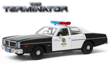 Load image into Gallery viewer, &quot;The Terminator&quot; 1977 Dodge Monaco Metropolitan 1:24 Scale - Greenlight Diecast Model Car