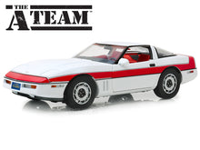 Load image into Gallery viewer, &quot;A-Team&quot; 1984 Chevrolet Corvette C4 1:18 Scale - Greenlight Diecast Model Car
