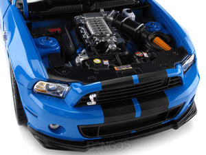 2013 Ford Shelby GT500 1:18 Scale - Shelby Collectables Diecast Model Car (Grabber Blue)