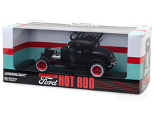 Load image into Gallery viewer, 1932 Ford 5 Window Hot Rod Coupe 1:18 Scale - Greenlight Diecast Model Car (Matt Black)