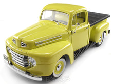 Load image into Gallery viewer, 1948 Ford F-1 Pickup 1:18 Scale - Yatming Diecast Model Car (Yellow)