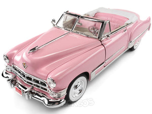 1949 Cadillac Coupe de Ville 1:18 Scale - Yatming Diecast Model Car (Pink)