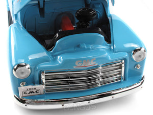 1950 GMC 150 Pickup 1:18 Scale - Yatming Diecast Model Car (Blue)