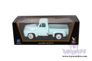 1953 Ford F-100 Pickup 1:18 Scale - Yatming Diecast Model Car (Green)