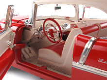 Load image into Gallery viewer, 1955 Chevy Bel Air 1:18 Scale - MotorMax Diecast Model Car (Red)