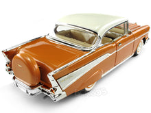 Load image into Gallery viewer, 1957 Chevy (Chevrolet) Bel Air Coupe 1:18 Scale- Yatming Diecast Model Car (Copper)