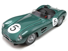 Load image into Gallery viewer, 1959 Aston Martin DBR1 #5 1:18 Scale - Shelby Collectables Diecast Model Car (Green)