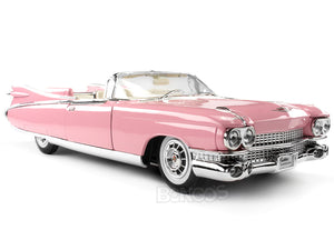 1959 Cadillac El Dorado 1:18 Scale - Maisto Diecast Model Car (Pink)