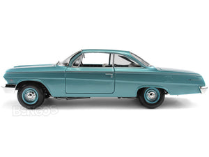 1962 Chevy Bel Air Hardtop 1:18 Scale - Maisto Diecast Model Car (Turquoise)