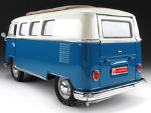Load image into Gallery viewer, 1962 VW Microbus &quot;Kombi&quot; 1:18 Scale - Yatming Diecast Model Car (Blue)