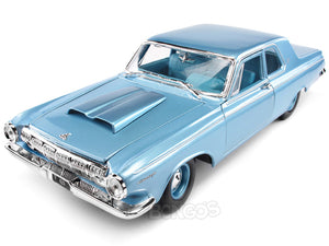 1963 Dodge 330 Hardtop 1:18 Scale - Maisto Diecast Model Car (Blue)