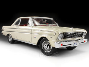 1964 Ford Falcon Coupe 1:18 Scale- Yatming Diecast Model Car (White)