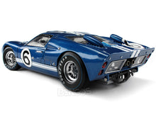 Load image into Gallery viewer, 1966 Ford GT-40 (GT40) Mk II #6 Le Mans Andretti/Bianchi 1:18 Scale - Shelby Collectables Diecast Model Car (Blue)