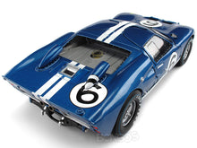 Load image into Gallery viewer, 1966 Ford GT-40 (GT40) Mk II #6 Le Mans Andretti/Bianchi 1:18 Scale - Shelby Collectables Diecast Model Car (Blue)