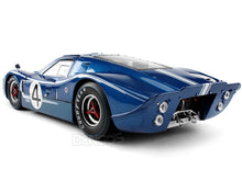 Load image into Gallery viewer, 1967 Ford GT-40 (GT40) Mk IV #4 &quot;Le Mans - Hulme/Ruby&quot; 1:18 Scale - Shelby Collectables Diecast Model Car (Blue)
