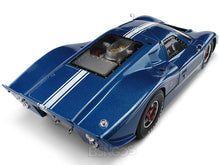 Load image into Gallery viewer, 1967 Ford GT-40 (GT40) Mk IV 1:18 Scale - Shelby Collectables Diecast Model Car (Blue)
