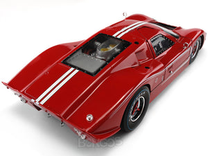 1967 Ford GT-40 (GT40) Mk IV 1:18 Scale - Shelby Collectables Diecast Model Car (Red)