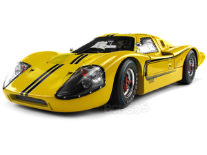 1967 Ford GT-40 (GT40) Mk IV 1:18 Scale - Shelby Collectables Diecast Model Car (Yellow)