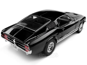 1967 Ford Mustang GTA Fastback 1:18 Scale - Maisto Diecast Model Car (Black)