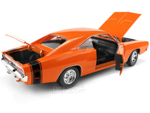 Load image into Gallery viewer, 1969 Dodge Charger R/T 1:18 Scale - Maisto Diecast Model Car (Orange)