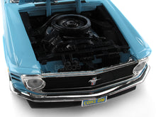 Load image into Gallery viewer, 1970 Ford Boss 429 Mustang 1:18 Scale - MotorMax Diecast Model Car (Blue)