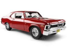 Load image into Gallery viewer, 1970 Chevy Nova SS 396 1:18 Scale - Maisto Diecast Model Car (Red)