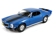 Load image into Gallery viewer, 1971 Chevy Camaro Z28 1:18 Scale - Maisto Diecast Model Car (Blue)