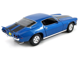 1971 Chevy Camaro Z28 1:18 Scale - Maisto Diecast Model Car (Blue)