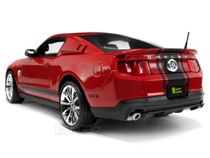 2010 Shelby GT500 "Super Snake" 1:18 Scale - Shelby Collectables Diecast Model Car (Red)