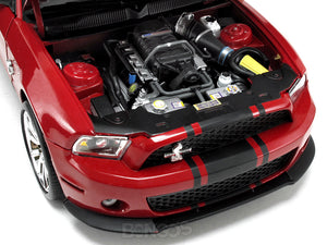 2010 Shelby GT500 "Super Snake" 1:18 Scale - Shelby Collectables Diecast Model Car (Red)
