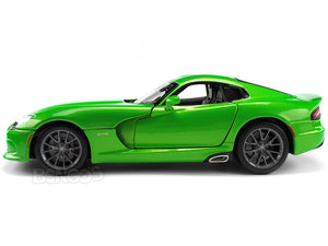 2013 Dodge Viper GTS 1:18 Scale - Maisto Diecast Model Car (Green)