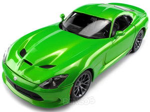 2013 Dodge Viper GTS 1:18 Scale - Maisto Diecast Model Car (Green)