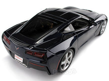 Load image into Gallery viewer, 2014 Chevy Corvette (C7) Stingray 1:18 Scale - Maisto Diecast Model Car (Dark Blue)