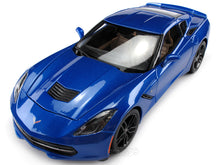 Load image into Gallery viewer, 2014 Chevy Corvette (C7) Stingray Z51 1:18 Scale - Maisto Diecast Model Car (Blue)