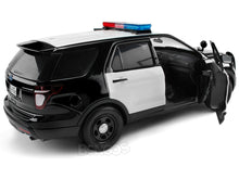 Load image into Gallery viewer, 2015 Ford Police Interceptor Utility SUV (Blank) 1:18 Scale - MotorMax Diecast Model Car (B/W)
