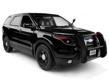 Load image into Gallery viewer, 2015 Ford Police Interceptor Utility SUV 1:18 Scale - MotorMax Diecast Model Car (Black)