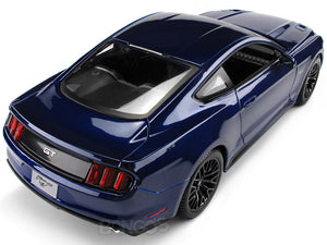 2015 Ford Mustang GT 1:18 Scale - Maisto Diecast Model Car (Blue)