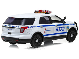 "New York City Police Dept - NYPD" 2015 Ford Police Interceptor Utility 1:18 Scale - Greenlight Diecast Model