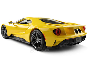 2017 Ford GT 1:18 Scale - Maisto Diecast Model Car (Yellow)