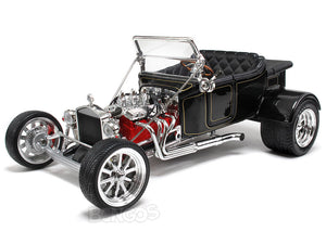 1923 Ford Model T "T-Bucket" 1:18 Scale - Yatming Diecast Model Car (Black)