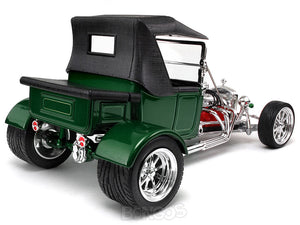 1923 Ford Model T "T-Bucket" 1:18 Scale - Yatming Diecast Model Car (Green/Roof)