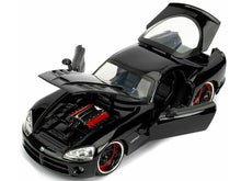 Load image into Gallery viewer, &quot;Fast &amp; Furious&quot; Letty&#39;s Dodge Viper SRT10 1:24 Scale - Jada Diecast Model Car (Black)