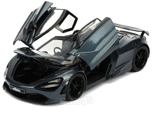 Load image into Gallery viewer, &quot;Fast &amp; Furious - Hobbs &amp; Shaw&quot; Shaw&#39;s McLaren 720S 1:24 Scale - Jada Diecast Model Car (Blue)