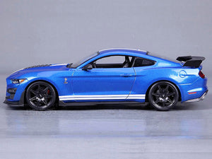 2020 Shelby GT500 Mustang 1:18 Scale - Maisto Diecast Model Car (Blue)