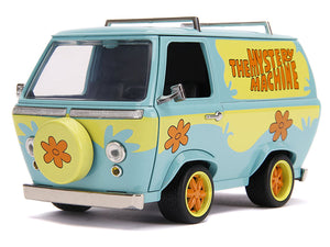 Mystery Machine w/ Scooby-Doo & Shaggy Figures 1:24 Scale - Jada Diecast Model