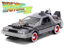 Load image into Gallery viewer, &quot;Back To The Future III&quot; DMC Delorean Time Machine 1:24 Scale - Jada Diecast Model Car