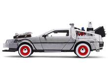 Load image into Gallery viewer, &quot;Back To The Future III&quot; DMC Delorean Time Machine 1:24 Scale - Jada Diecast Model Car