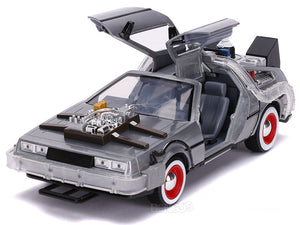 "Back To The Future III" DMC Delorean Time Machine 1:24 Scale - Jada Diecast Model Car