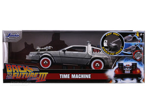 "Back To The Future III" DMC Delorean Time Machine 1:24 Scale - Jada Diecast Model Car