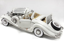 Load image into Gallery viewer, 1936 Mercedes-Benz 500K Super-Roadster 1:18 Scale - Maisto Diecast Model Car (White)